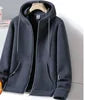 OEM ODM New Product Fashion Autumn Winter Fleece Thick Outdoor Windbreaker Coat Hoodie Jacket for Men