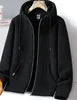 OEM ODM New Product Fashion Autumn Winter Fleece Thick Outdoor Windbreaker Coat Hoodie Jacket for Men