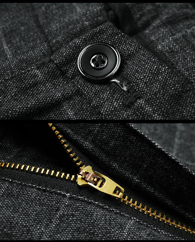 Autumn Thicken Plaid Formal Pant For Men Slim Fit Korea Style Suit Trousers For Men Fashion Office Weeding Party Mens Pants