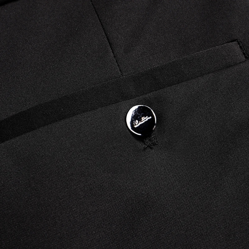 1-Pack Men's Professional Straight-Leg Stretch Formal Pants Non-Iron Comfortable Business Slacks Wrinkle-Resistant Loose Fit