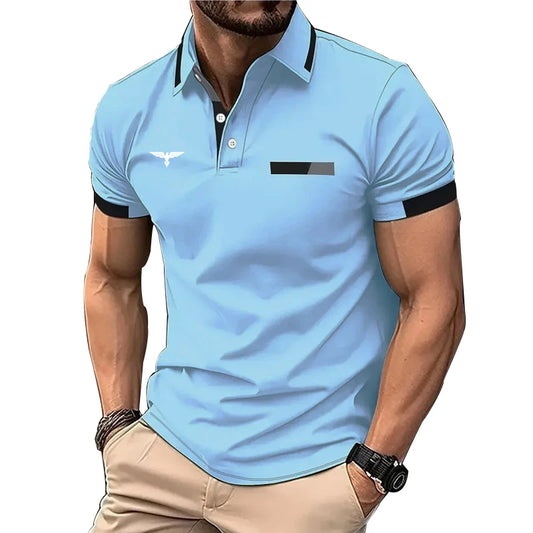 2024 Golf Wear Men Men's Short Sleeve Tee Summer Fashion Casual Tee Shirt Men Men's Polo Shirt